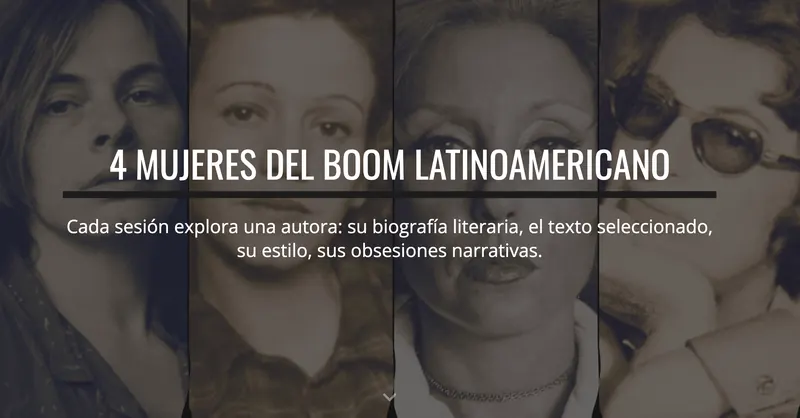 Curso 4 mujeres del Boom latinoamericano