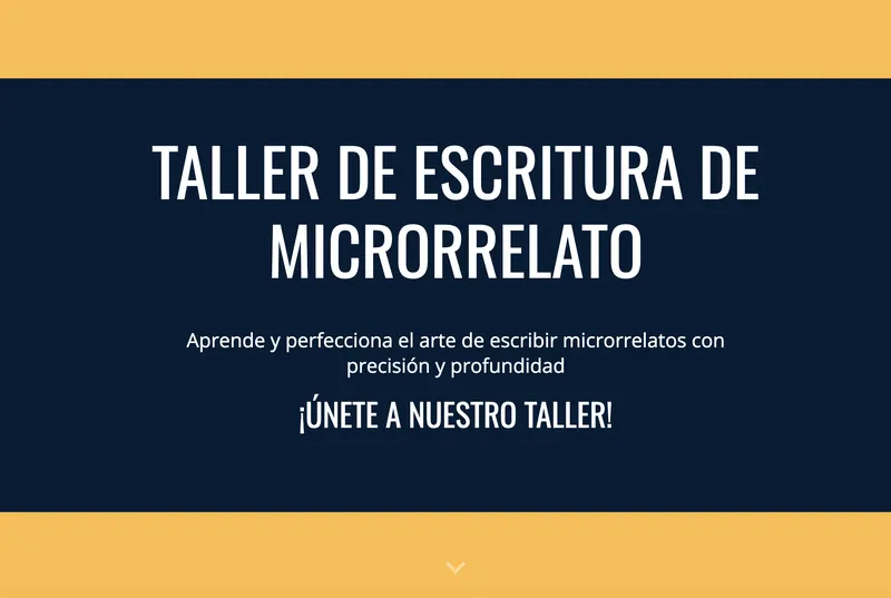 Taller de escritura de microrrelato