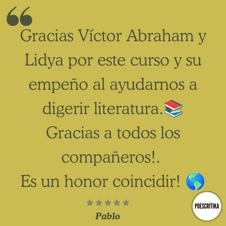 Testimonio de un lector del curso sobre Juan Rulfo en Poescrítika